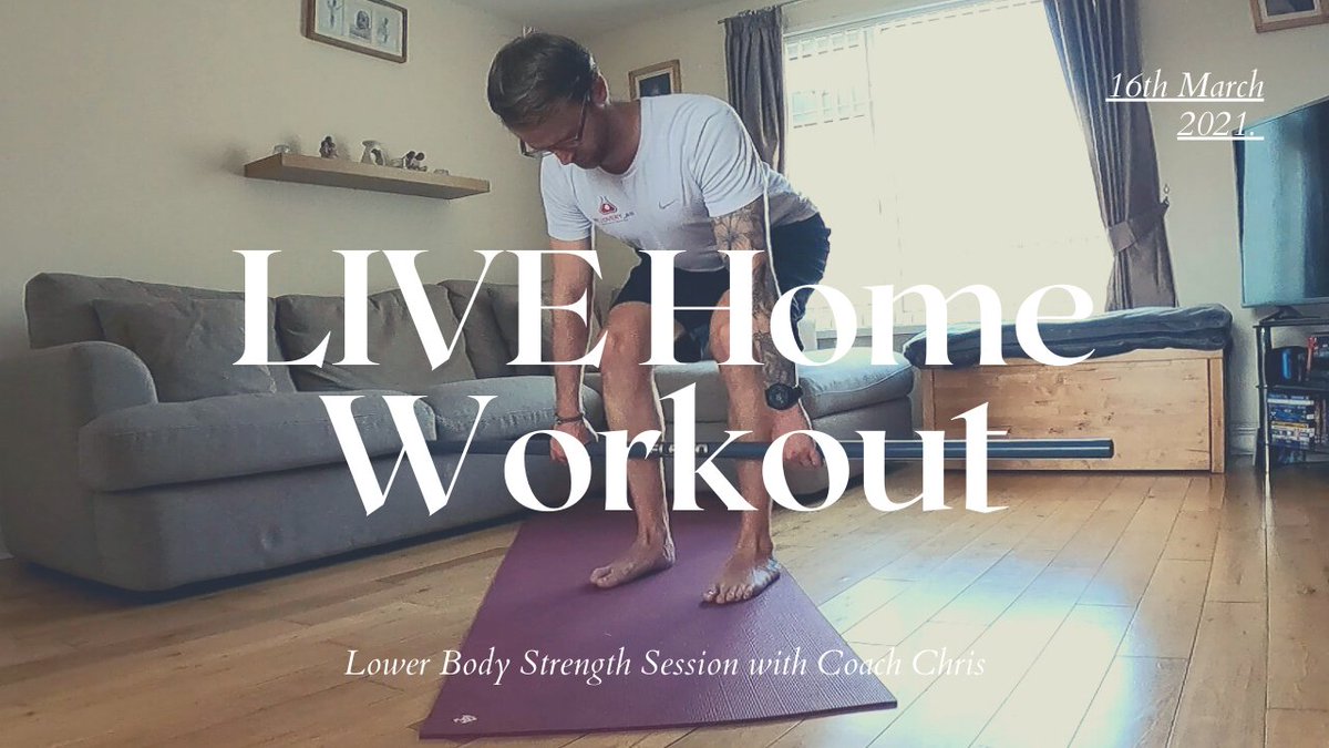 RecoveryLabUK's tweet photo. Want a stronger lower body? Of course you do...
Head over to #RecoveryLabTV where Coach @iamchris_hill is there waiting to help you through today's #HomeWorkout - LIVE Lower Body #Strength Session 🏋️
https://t.co/KBfU5tRm4P via @YouTube #Triathlon #RecoveryLabUK https://t.co/agPGt7sHy5