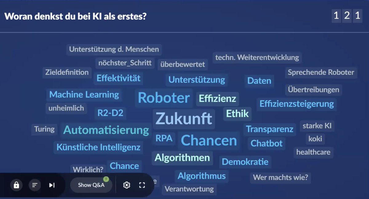 Woran denkst du bei KI als erstes? Über 200 Entscheider:Innen bei der Initiative #KoKI (<a href="/Colab_digital/">Co:Lab</a>) wollen die #Zukunft mit #KI #chancenorientiert gestalten!