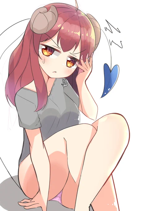 呆れ顔で頭を押さえるシャミ子が見たい部 #まちカドまぞく