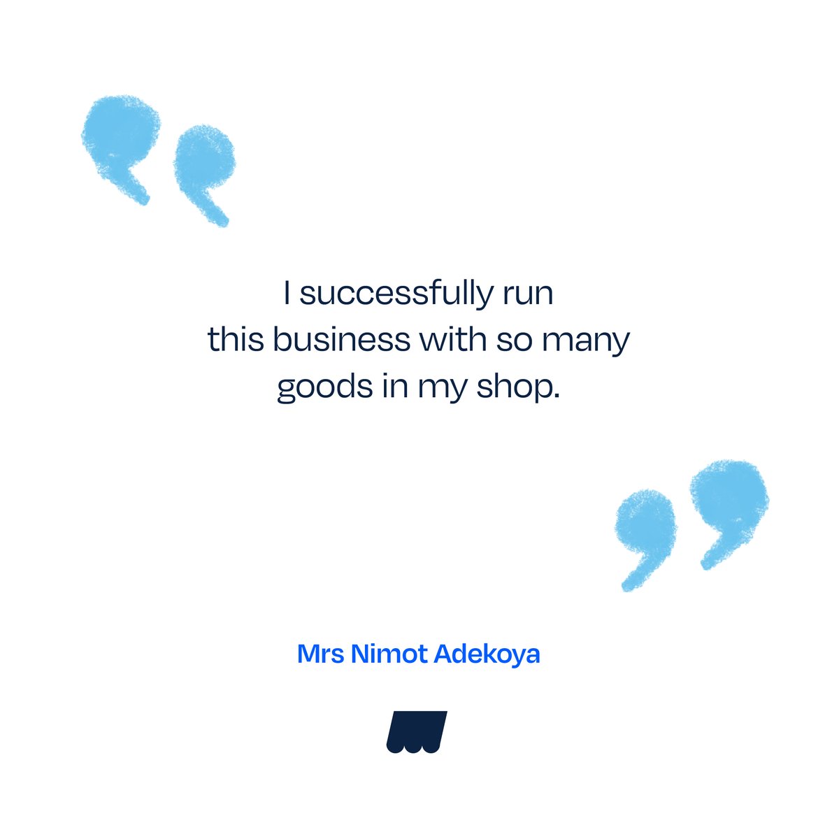 To stay ahead, Mrs Adekoya ensures that her shop is fully stocked. With ShopTopUp she can sit down in the comfort of her house  and order for her goods

On ShopTopUp, you can also get sharp sharp loans to stock up your shop. Download the ShopTopUp App using the link in our Bio.