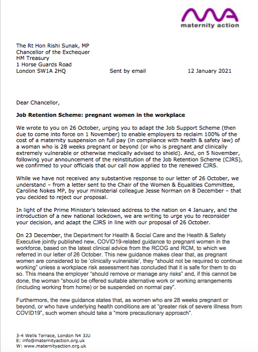 Later today - 12 months to the day since Boris Johnson told pregnant women they are especially vulnerable to Covid19 - we & others will finally get to meet a government minister to discuss what action the Government should be taking to protect them. gapsinsupportappg.org/news/parentalr…