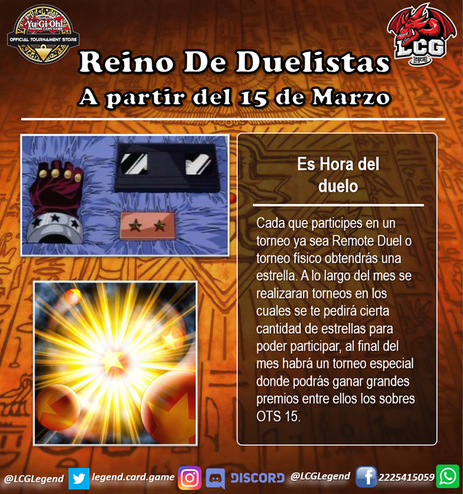LCGLegend's tweet photo. ❰Inicia el reino de los duelistas❱
El evento del reino de duelistas llego: 🎉🐥
#LCGLegend #LegendCardCame #YuGiOh #YuGiOhTCG #YGO #TCG #遊戯王 https://t.co/d7nVrENzl7