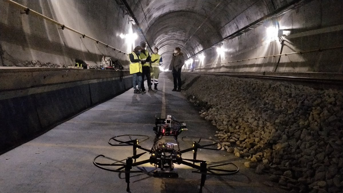 assets4rail's tweet photo. #Assets4Rail @Shift2Rail_JU  Project performing first tests of the flying inspection drone in Cassia Monte-Mario Tunnel with @Eurecat_news  - Technology Centre of Catalonia and @fsitaliane  Ferroviaria Italiana. . https://t.co/WL8yi5B7JD https://t.co/4VUmiB6DBJ