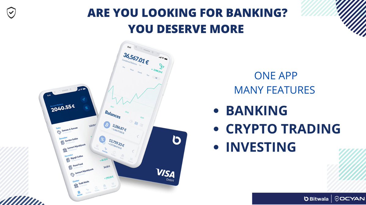 ocyan_cloud's tweet photo. Open your @bitwala bank account. It’s free. Fast. Easy. 

Start saving and investing at the same time. 😉 
Live in the future, today. ✅

https://t.co/1pKizTVc8F https://t.co/KD2eCkj4Bc