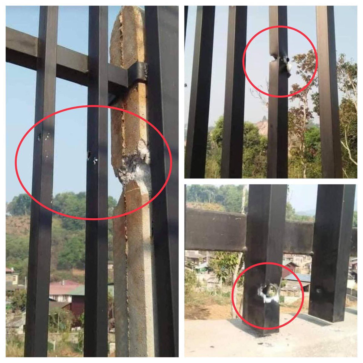 Clear evidence that terrorists continuously shot in Sit Tan Gone, Mogok last night .

News SUPPRESSION
#WhatsHappeninglnMyanmar 
#Mar16Coup