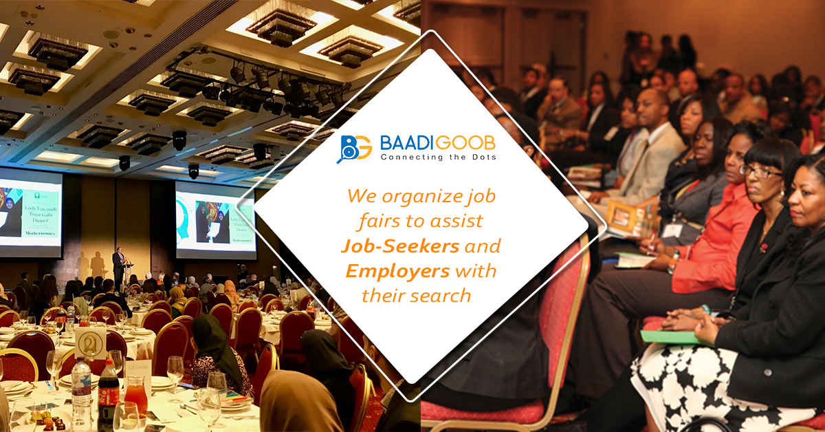 #Baadigoob organizes job fairs with all the major companies under one roof. 
#Baadigoob #jobfairs #eventmanagement #eventorganization
