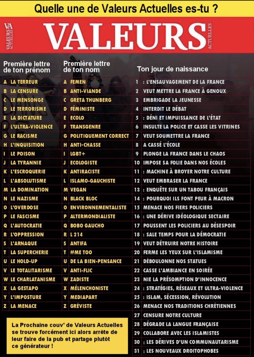 hugoclement's tweet photo. « L’inquisition Greta Thunberg veut soumettre la France » 😭

À vous ! ⬇️ https://t.co/AjlaoKoRsg