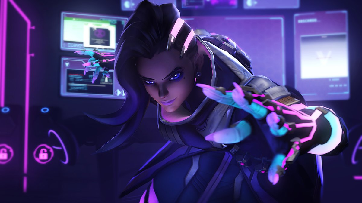OverwatchGG's tweet image. Sombra appreciation post 💜