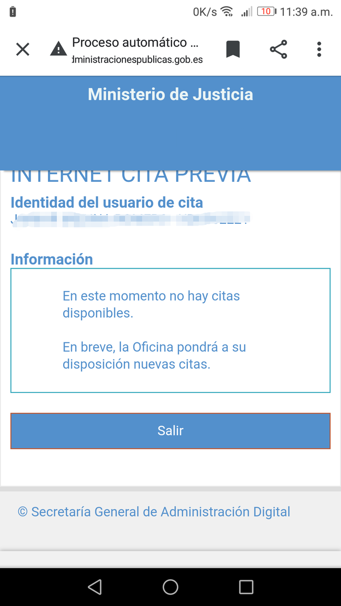Dvo20201's tweet photo. Tengo una semana esperando que @justiciagob de nuevas citas para pedir literales de nacimiento. El correo que tienen en la web Lara pedir numero de folio y tomo tampoco funciona 😞 @MAECgob necesito mi literal para poder pedir mi DNI. Estoy #indocumentada #ayuda https://t.co/Pqnez2CVaB