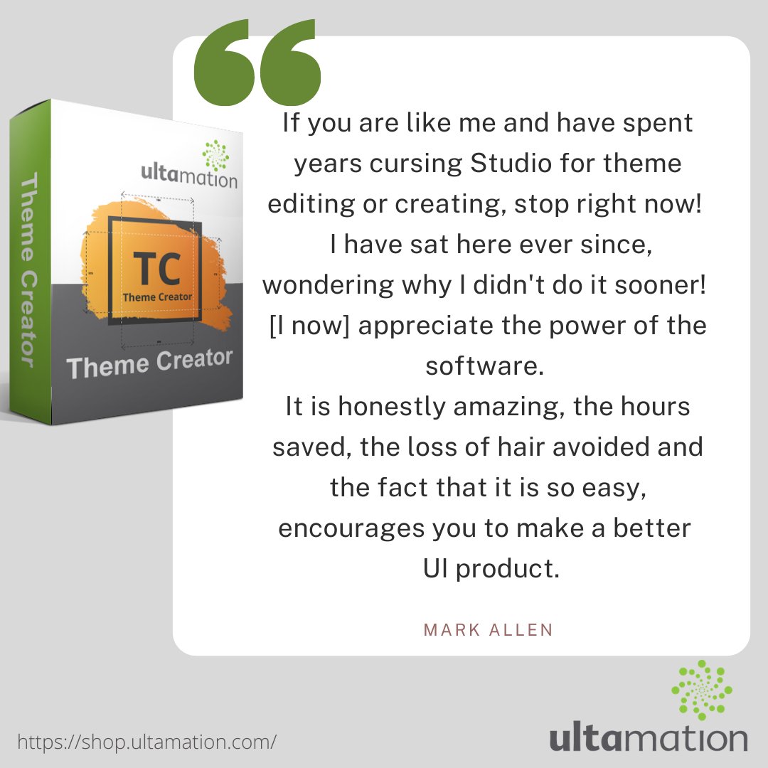 Ultamation's tweet image. It&apos;s great to receive unprompted feedback about how the tools we create help you in your day-to-day tasks.  Thanks Mark! 😊
buff.ly/2NvqMyB
#CrestronSystems #CrestronProgrammers #CrestronProgamming #avtweeps