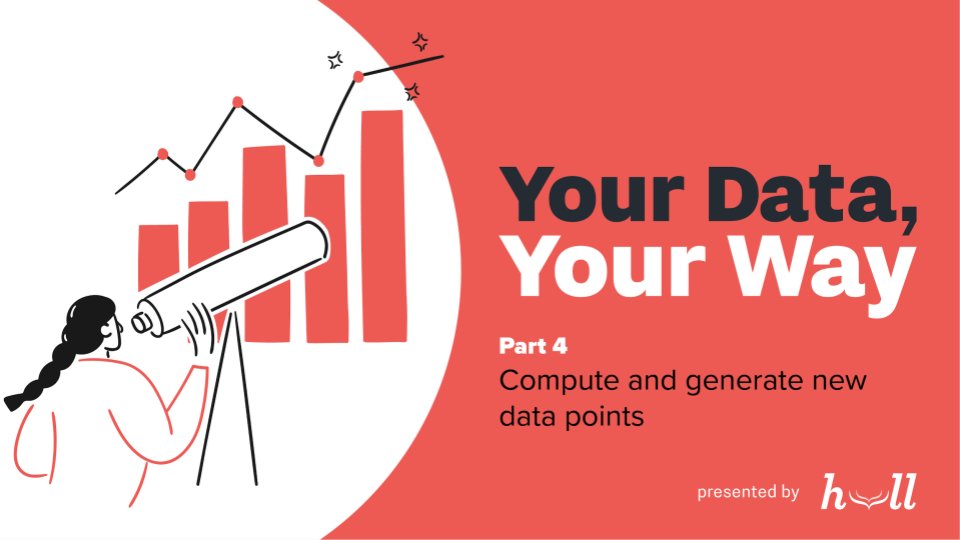 Tomorrow on the 4th part of our "Your Data, Your Way" series, we cover what #datatransformation means and show you some simple and advanced use cases for transforming your data for operational success.

Register: app.livestorm.co/hull-1/your-da…

#marketingoperations