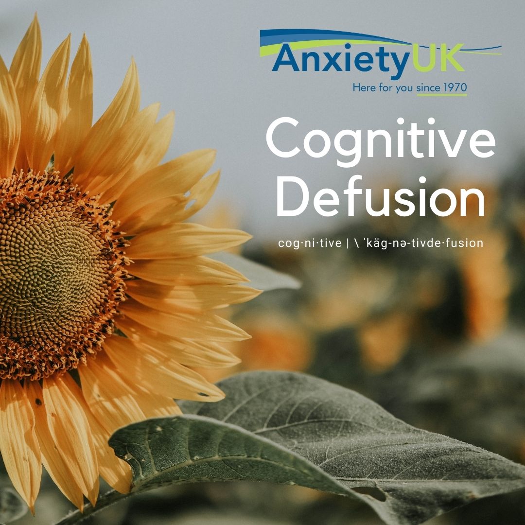 AnxietyUK's tweet image. #CognitiveDefusion; putting distance between you and your thoughts.  Remember, you are not your thoughts.   This #ACT approach is something we cover in our #therapist-led #anxiety management courses.  Click here to book your place: ow.ly/J9MM50DEs6g #TopicTuesday