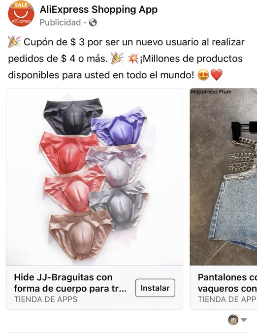 No entiendo por que Facebook me sugiere estas bombachas con concha? ??? https://t.co/XxXg2dxTtf