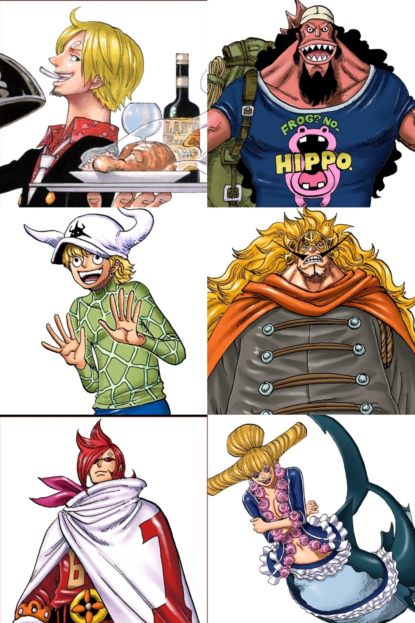 モンキ ワンピースクイズ 問４２ 仲間はずれクイズ この中で 仲間はずれのキャラはどれでしょう ほか５ キャラはある共通点を持っています 難易度 解答は随時アップします T Co Ihrrpchin8 Onepiece ワンピース