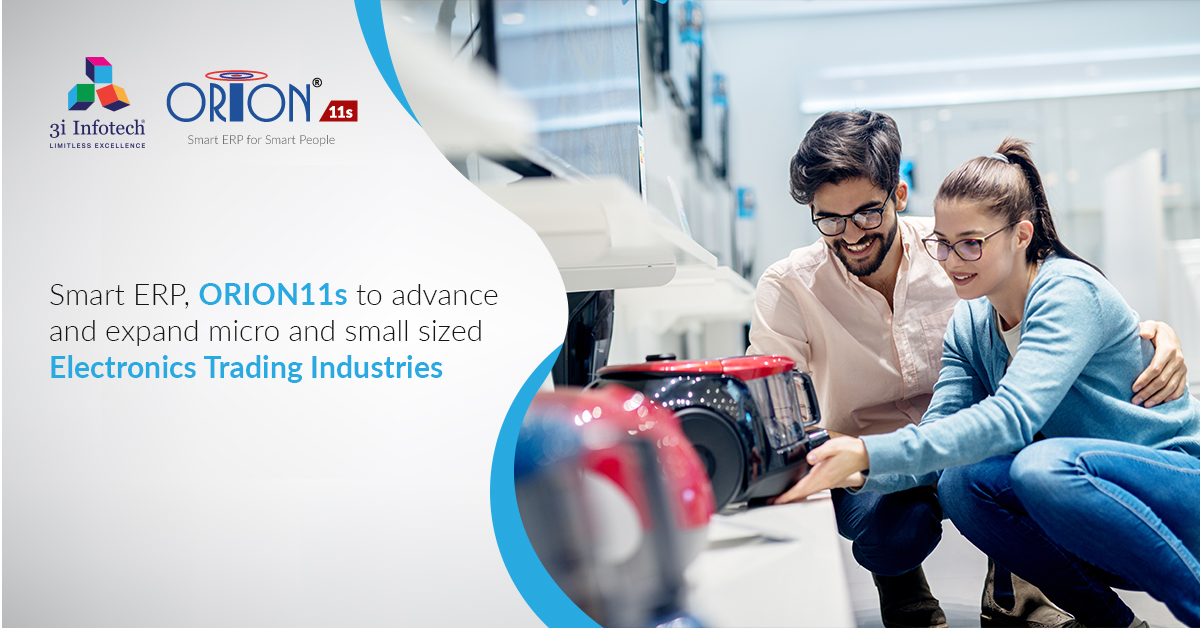 ORION11s #ERP ideal for micro &amp; small scale #Electronics #trading companies with features like customer management, pricing management, inventory management, etc. for enhancing efficiency &amp; ROI. bit.ly/3bLpSMF
#orionerp #orion11j #orion11s #orionerpimplementation #Trade