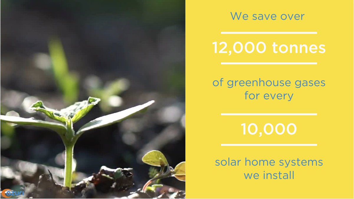 Azuri_Tech's tweet image. DYK: For every 10K Azuri SHS installs there is a 12K greenhouse gas emission off-set ☀️🌱

Sub-Saharan Africa will be particularly hard hit by climate change; living through more extreme droughts, heavier flooding and stronger storms 💨

#LifeChangingTechnology  #ClimateAction