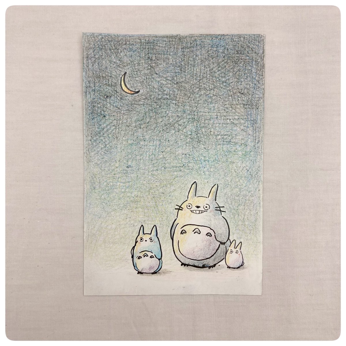 Mai メイ見たもん イラスト 色鉛筆 色鉛筆イラスト イラスト好きな人と繋がりたい トトロ