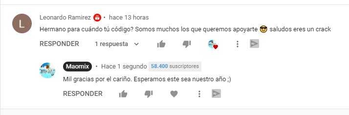 MaomixGames's tweet photo. Todos los dìas que respondo comentario, Siempre leo este <3 De verdad que lo aprecio un montonazo. Confiando en Dios este año activan el código Manco Mix Digo #CodigoMaoMix XD https://t.co/q3q2NJaUkK