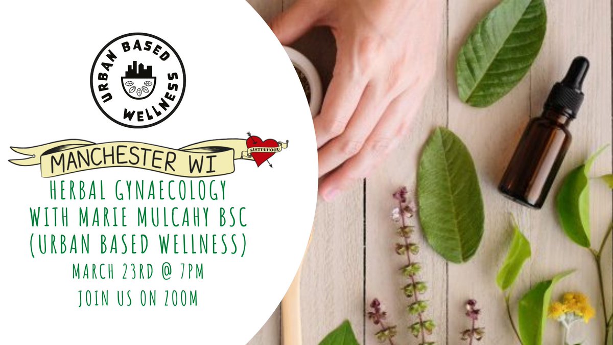 ManchesterWI's tweet photo. This month at our main meeting we will be joined by @urbanbasedherbs talking all things Gynae health. She'll cover concerns from Endometriosis to Menopause, PMS to PCOD and Marie will be taking your questions.
https://t.co/iWj2NrjKl3
When you book you'll get the option to... https://t.co/ZCfREdYSc0