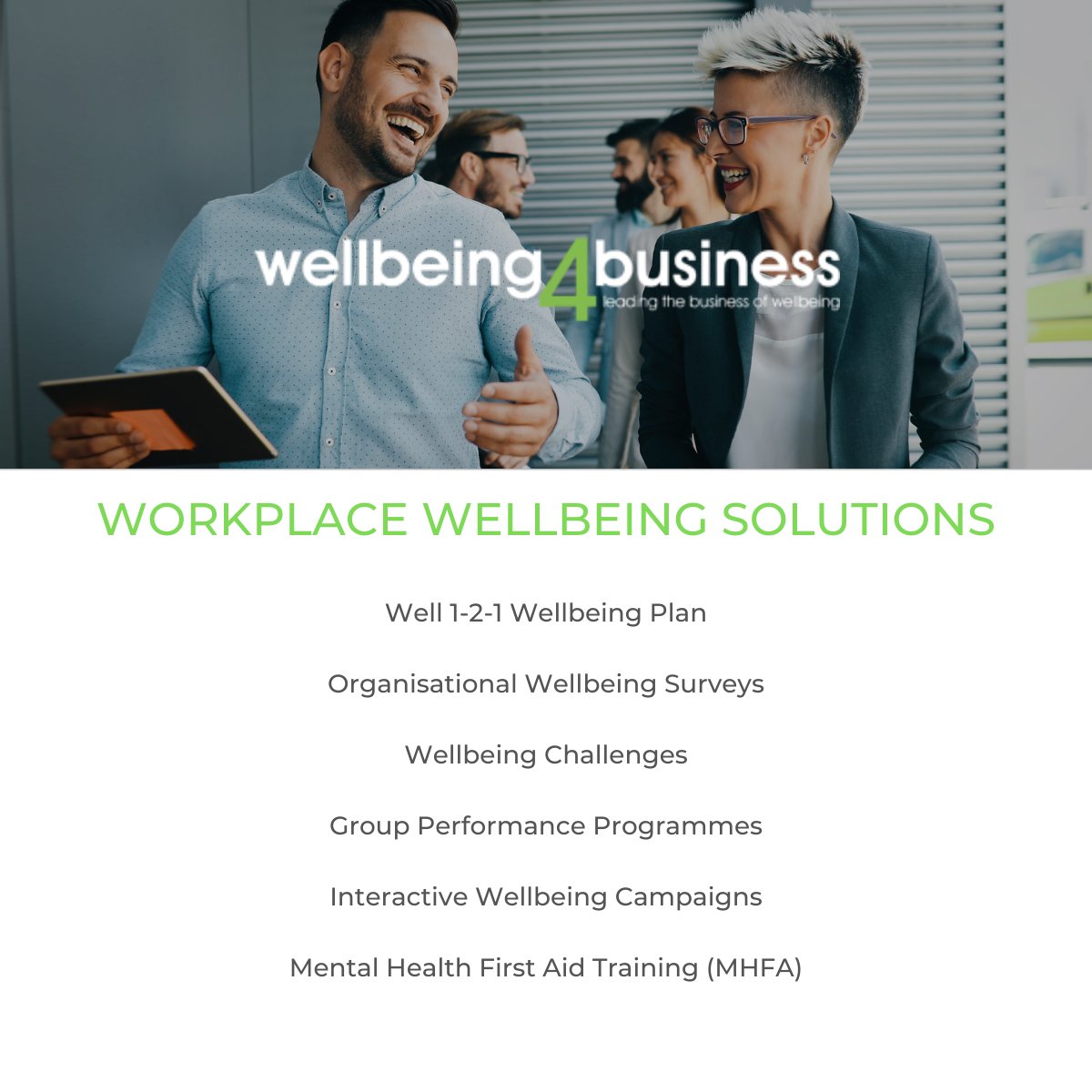 We have been building bespoke wellbeing solutions for 15 years to help organisations across the UK make a positive impact on the business itself and the lives of its employees.

Take a look at our website for more info
lnkd.in/eb_DG9t

#Wellbeing #business #HR