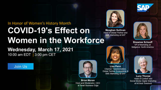 In honor of Women’s History Month, join <a href="/MeaghanSV/">Meaghan Sullivan</a>, <a href="/LisaPenn249/">Lisa Penn</a>, <a href="/LucyThorpe/">Lucy Thorpe</a>, #ShawneeSchauff, and host <a href="/brianmoran/">Brian Moran</a> for a fireside chat as they discuss #COVID19's impact on women professionals and how we can move forward together. Register today! bit.ly/38MuXlv