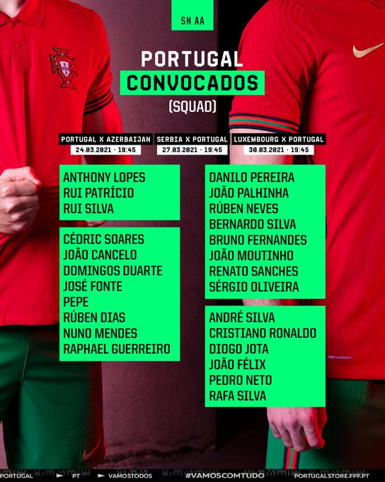 Skuad Portugal