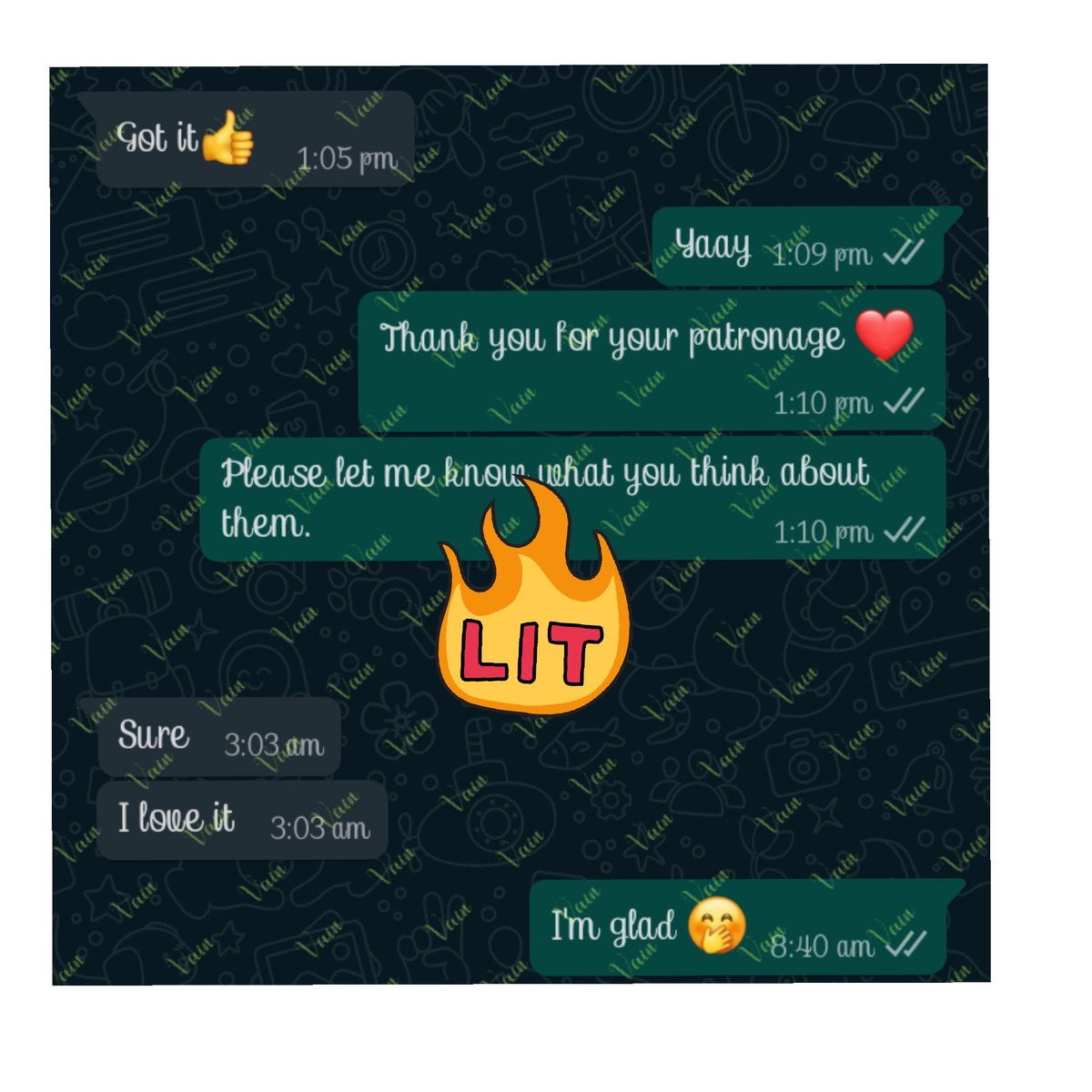 BabyGyalFiLife's tweet photo. The order                 The review 😍 https://t.co/CzMGCECcdQ