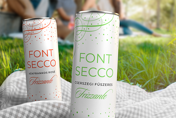 CanTechIntl's tweet image. Hungarian winery, Font Pincészet, has worked with Canpack to launch its white &amp;amp; rosé sparkling Font Secco wines in matt finish cans. bit.ly/3vrDa8q #Canpack #cannedwine #canmaking #metalpackaging