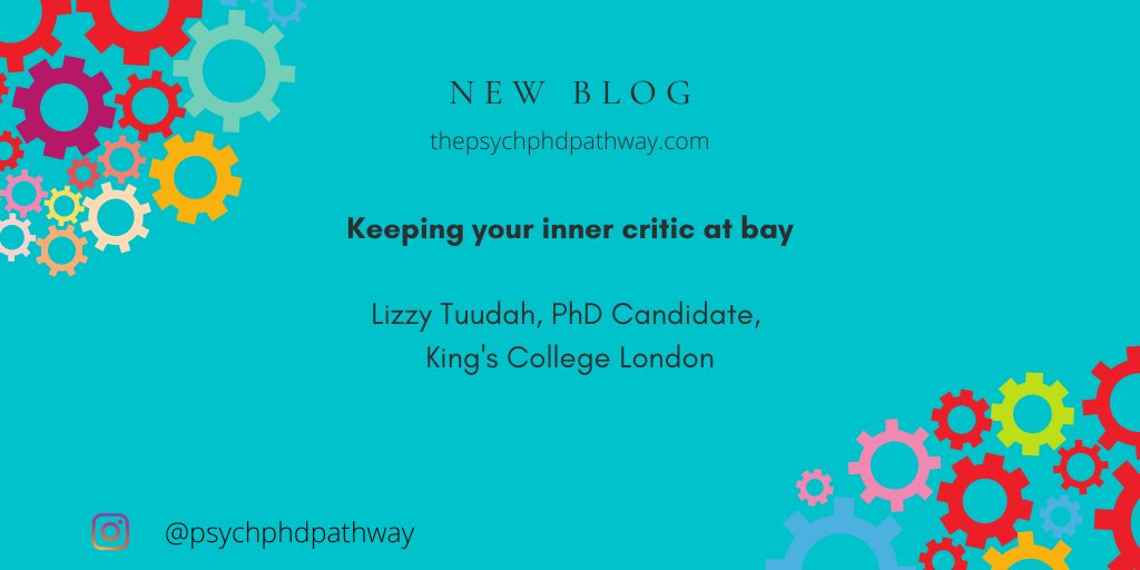 psychphdpathway's tweet photo. NEW BLOG 😃

Keeping your inner critic at bay

@LizzyTuudah (pronouns: she/her), PhD Candidate at @KingsCollegeLon has written a thought-provoking and must-read blog discussing imposter syndrome, and shared her tips to help overcome this! 

LINK IN BIO! https://t.co/1maU7OEohO