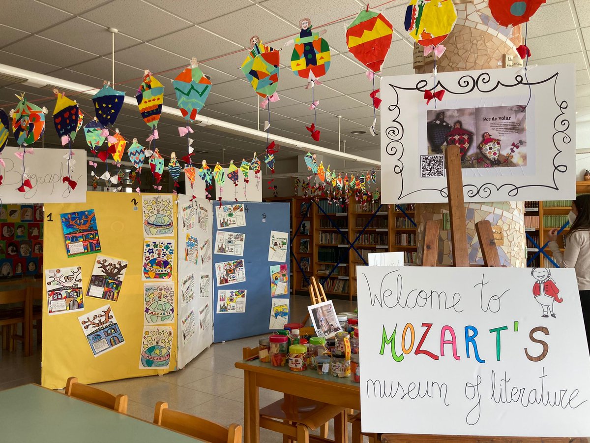 LaMirandaSchool's tweet photo. Comics, stories, fables, non-fiction... Our Year 3 students have discovered different literary genres and created their very own museum. Welcome to Mozart’s Museum of Literature! https://t.co/PT89xc4Jrs