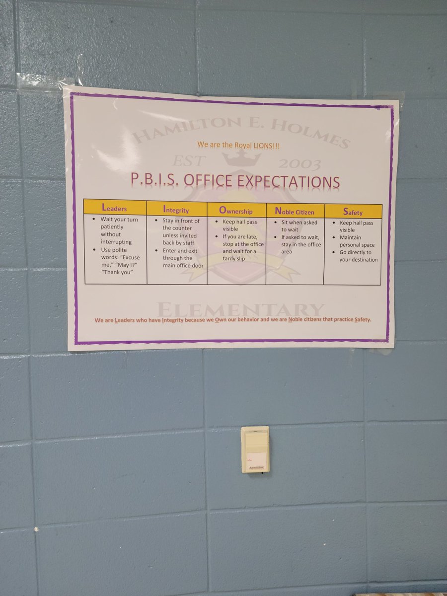 RoeCoopBCBA's tweet photo. Starting to see more PBIS posters on our #NMGNETS hall!! @NMGNETS https://t.co/I6lCOHhVJJ