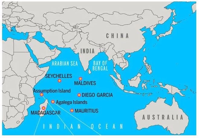 Andaman in world map
