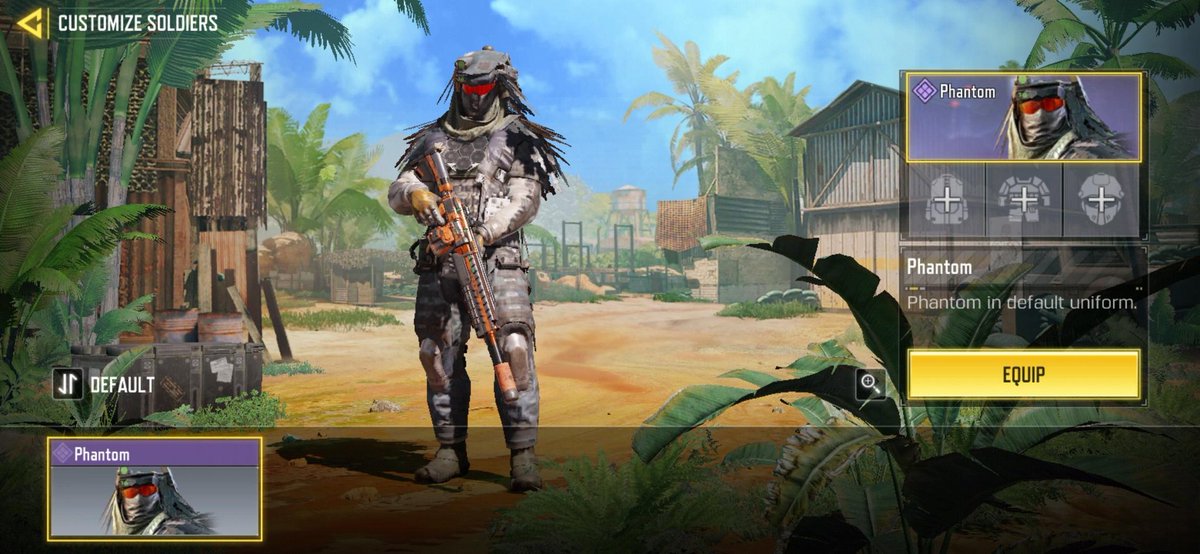 The glitch with invisible Phantom skin has been fixed now. #CODMOBILE