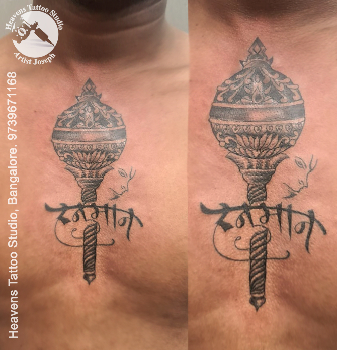 anjaneya tattoo  7913773155