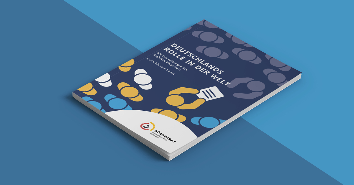 Das Bürgergutachten ist fertig! Am 19.3. übergeben es zwei der Ausgelosten stellvertretend für den ganzen Bürgerrat an Bundestagspräsident Schäuble. Livestream der ganzen Veranstaltung auf dem <a href="/volksentscheid/">Mehr Demokratie e.V.</a>-YouTubeKanal. Mehr Infos + PDF (erst ab 19.3.): deutschlands-rolle.buergerrat.de/aktuelles/buer…