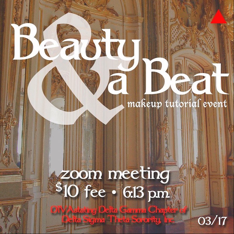 TSU_Deltas's tweet image. Thank you to everyone who attended last night’s event! We hope to see you all again at our other events throughout the week! #DeltaWeek 

“Beauty &amp;amp; a Beat” event on Wednesday requires a payment of $10, purchases can me made through PayPal, deltagamma1949.