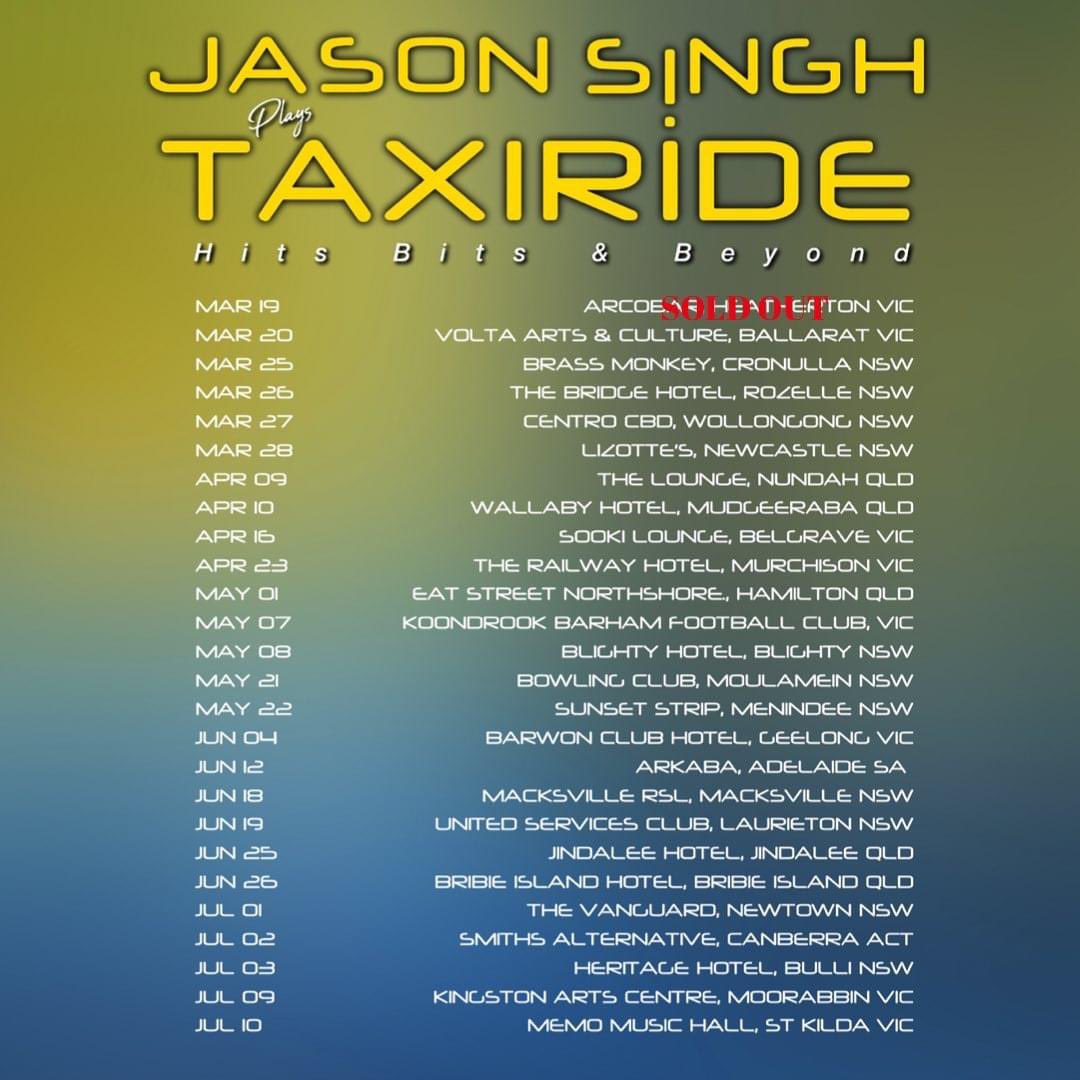 evaw84's tweet photo. Check out this pretty awesome tour @thefox1019 you need to get @jasonsingh on your shows &amp; support this local Aussie music talent x https://t.co/5XVTeaFXcy