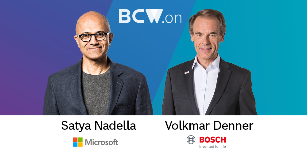 Digital leadership in a disruptive world challenges executives in a whole new way. On April 14, @Microsoft CEO Satya Nadella & @BoschGlobal CEO Volkmar Denner tell us how to successfully navigate through such eventful times. Register for the session bit.ly/3rVJdjp #BCWon