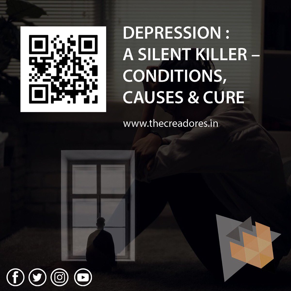 digiroes's tweet photo. Depression: A Silent Killer- Conditions, Causes &amp; Cure
.
Know More About Depression.
.
Read More:- https://t.co/lQW026vbiL
.
Link In Bio.
.
Follow @thecreadores for the latest updates.
.
#creadores #creative #contentcreator #contentwriter #health #depression #depressionproblems https://t.co/AZKG3PKIN9