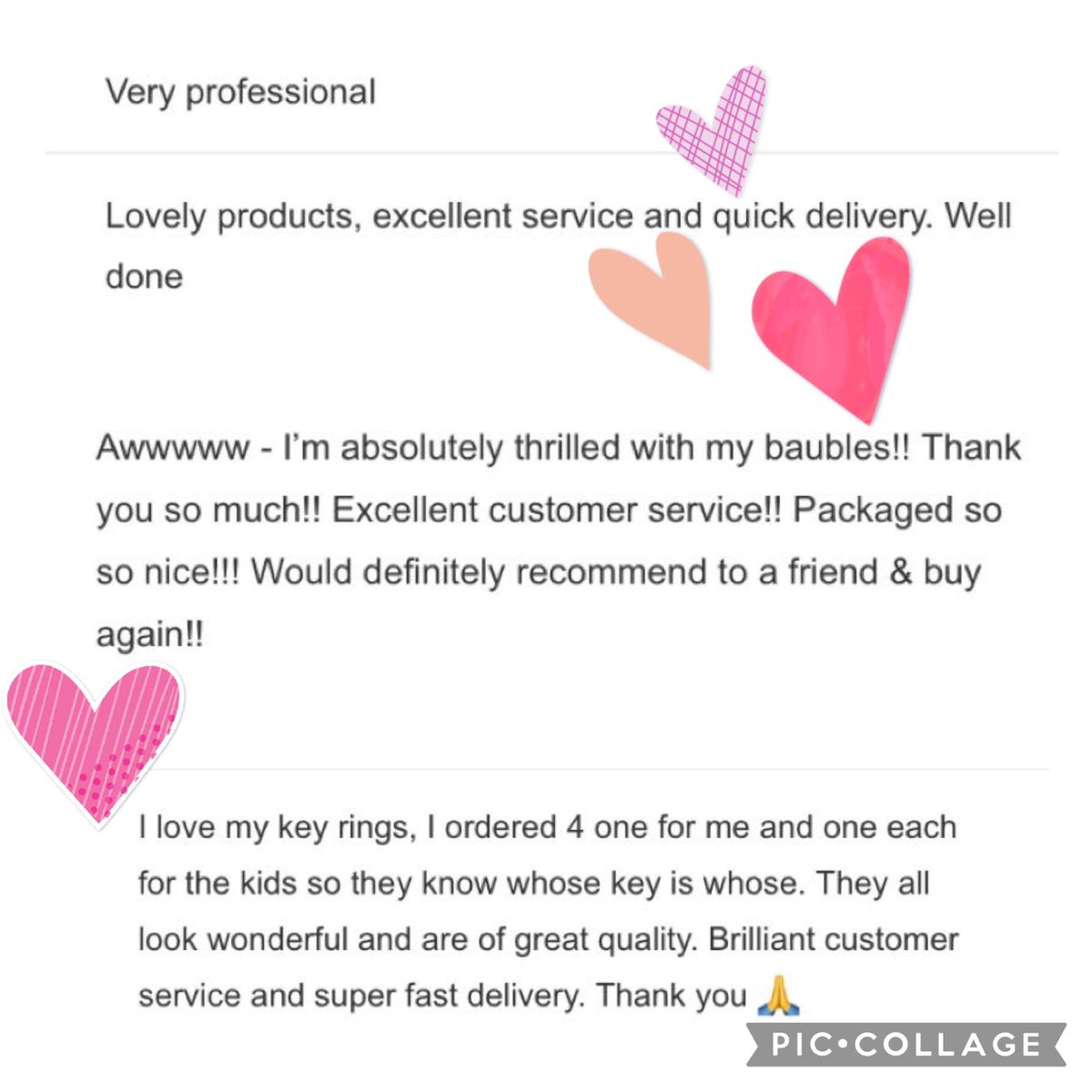 Some reviews from our customers!