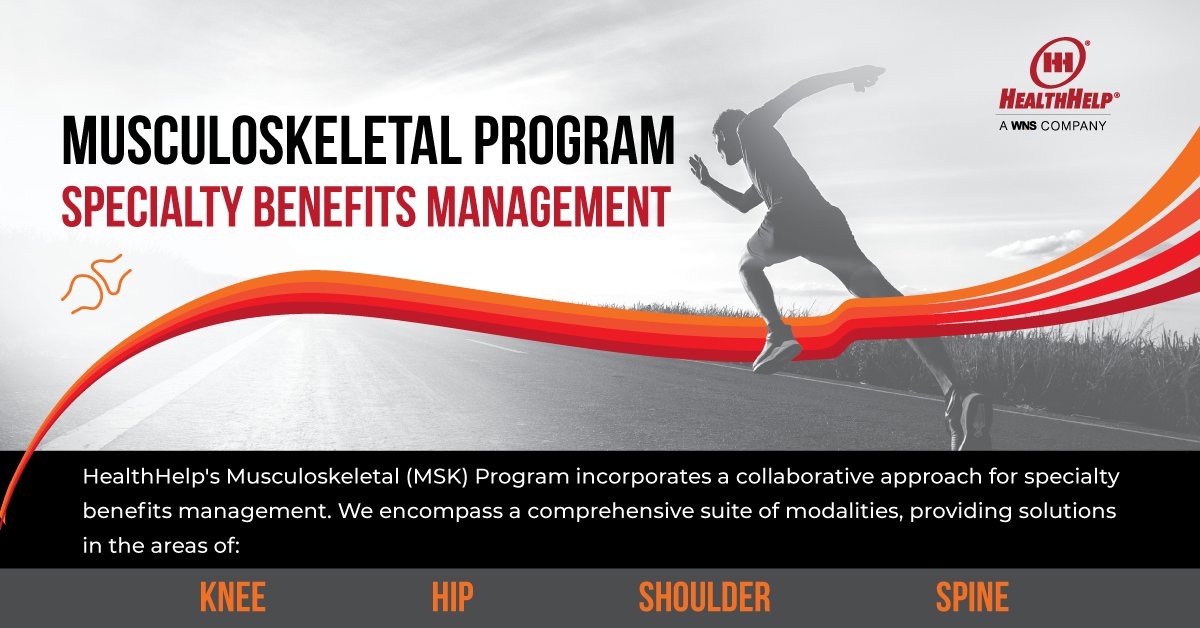 HealthHelp's tweet image. HealthHelp&apos;s process for managing musculoskeletal procedures is built around a multidisciplinary and episode based approach to reduce unnecessary care and ensure optimal outcomes for patients: bit.ly/38JZIaO