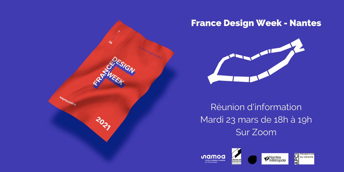 Pros du #design à #Nantes et sa métropole, vous souhaitez en savoir plus sur l'appel à candidatures lancé par la #FDW21 ? Participez à la réunion d'information pour obtenir conseils et avis 💡

📅 Mardi 23 mars
🕑 18h-19h
🔗 bit.ly/30wEpVt