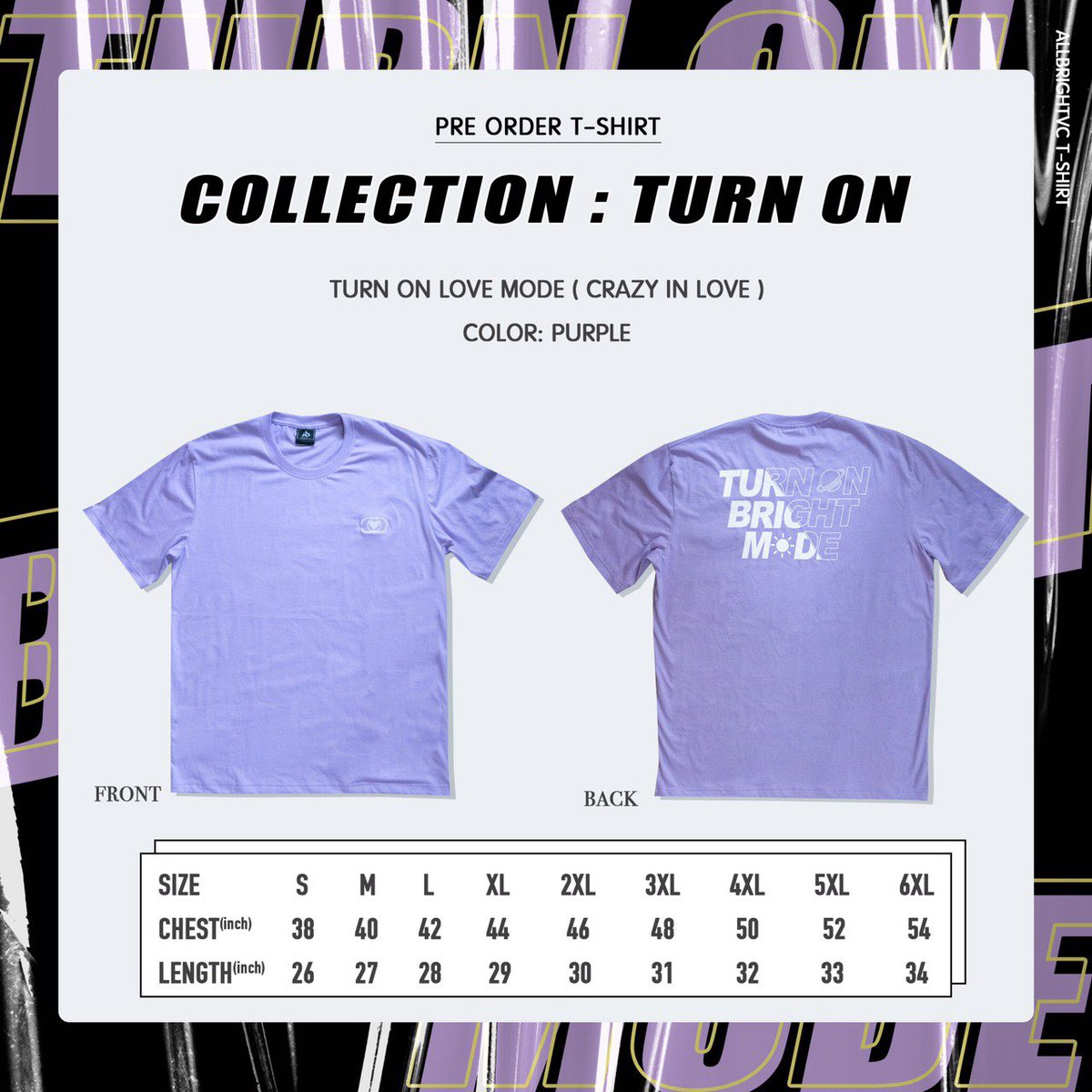 allbright_ofc's tweet photo. "𝘼𝙡𝙡𝘽𝙧𝙞𝙜𝙝𝙩𝙫𝙘 𝙭 𝙏𝙪𝙧𝙣 𝙊𝙣" 

💜 𝗧𝗨𝗥𝗡 𝗢𝗡 𝗟𝗢𝗩𝗘 𝗠𝗢𝗗𝗘 💜( 𝗖𝗥𝗔𝗭𝗬 𝗜𝗡 𝗟𝗢𝗩𝗘)

แฟนคลับไทย :  https://t.co/llXCYxiob2
international fans : https://t.co/BmobyMSECh

Pre-order Now - 31st March at 11:59 P.M. (GMT+7)

#AllBrightxTurnOn https://t.co/ez4K2whsHD