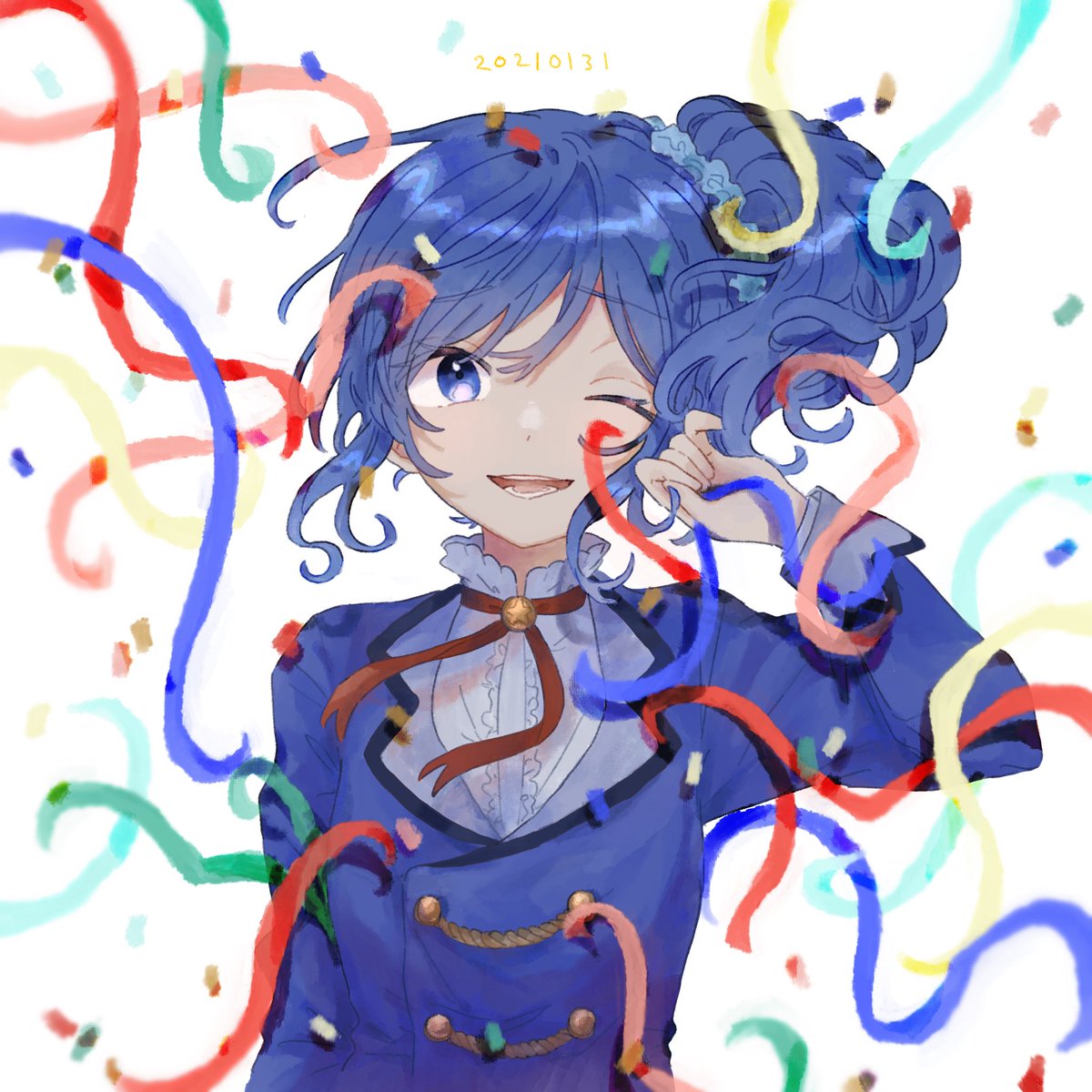 霧矢あおい 「これはソレイユの誕生日絵シリーズ😚💕🎉💐 」|✦ぱぴるす✦のイラスト