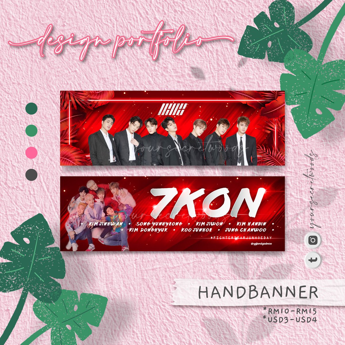 🍒 Handbanner / Slogan Design

*Also available for printing

#yswdesignsample