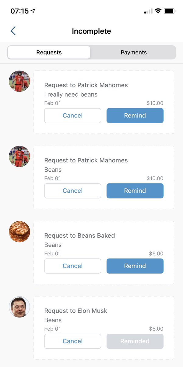 tadschweizer's tweet photo. @PatrickMahomes @elonmusk @BakedBeanCo Venmo me @tadschweizer https://t.co/PX6QZBJujc