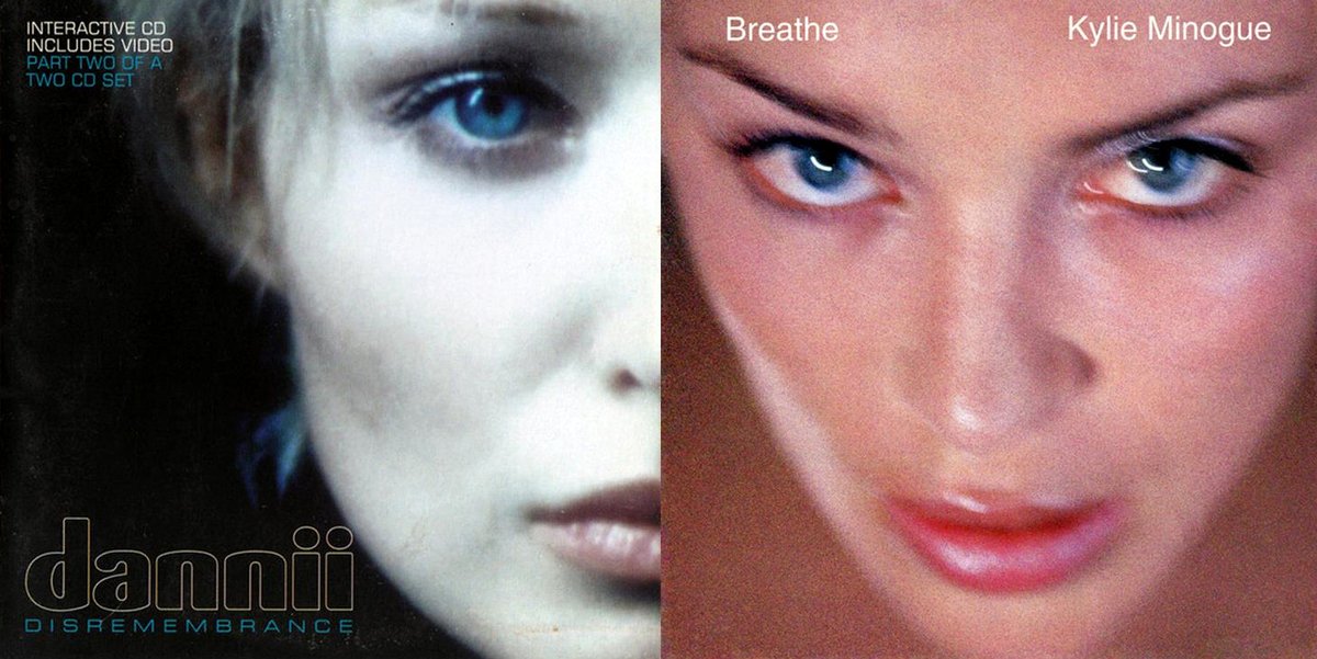 CheerUpPopParty's tweet photo. Step back in time to 1998 and 23 years ago saw @kylieminogue enter @officialcharts at #14 with Breathe and @DanniiMinogue release the anthem, Disremembrance. The 3rd UK single release from each sisters album, Impossible Princess & Girl 💝 https://t.co/dtGOBKMn47