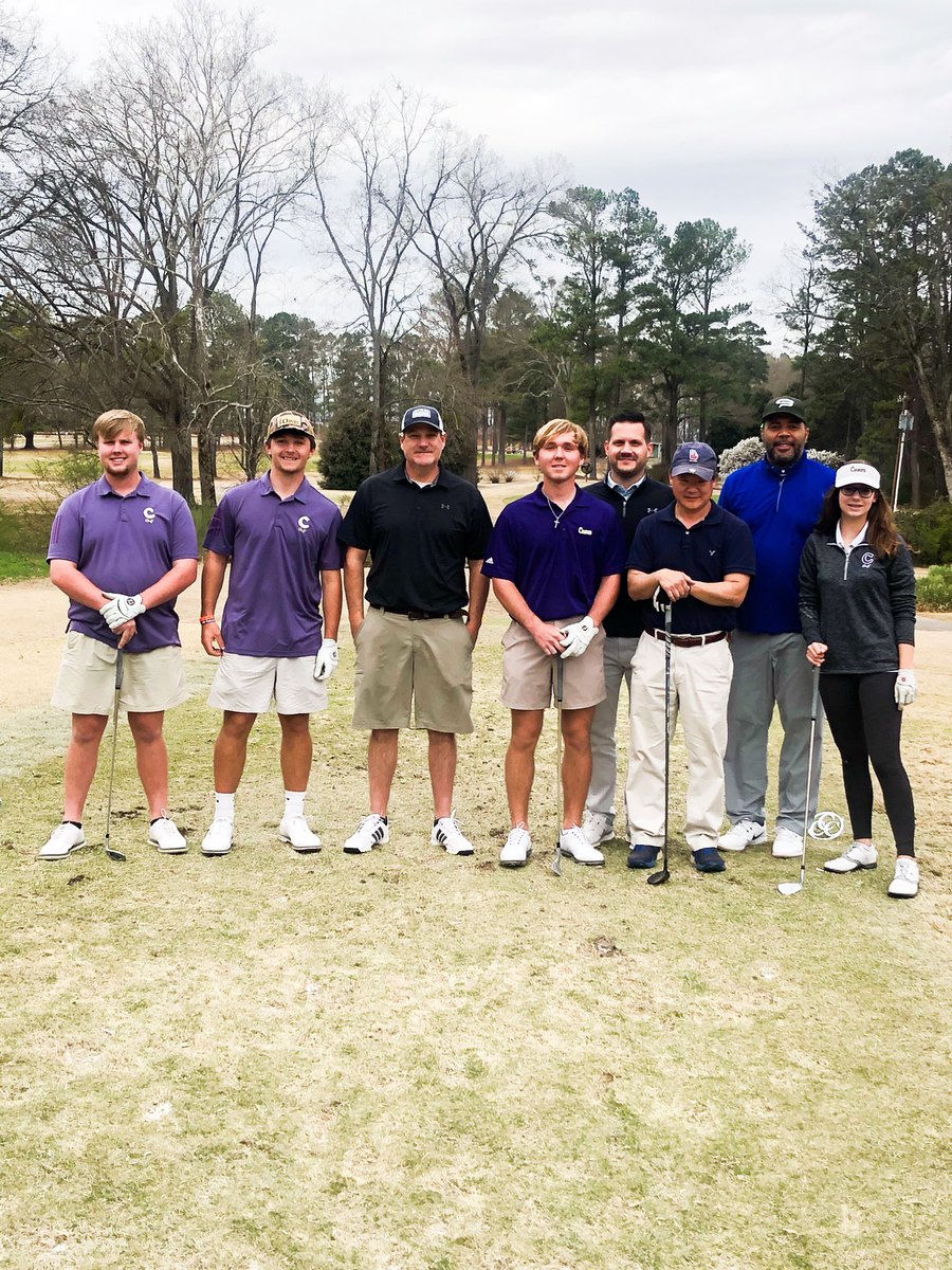 HurricaneChs's tweet photo. We had another successful tournament fundraiser yesterday afternoon. Congratulations to our winning team, Randy Knight, Dave Coleman, Hank Hatfield, and Larry Richards who shot -18. Thank you to all of our sponsors and to everyone who made yesterday happen. Go Canes! https://t.co/Mxrv0YsLfG