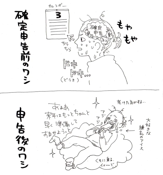 ちゃんとした大人になりてぇよ…
確定申告にもビビらねえ、立派な大人によ… 