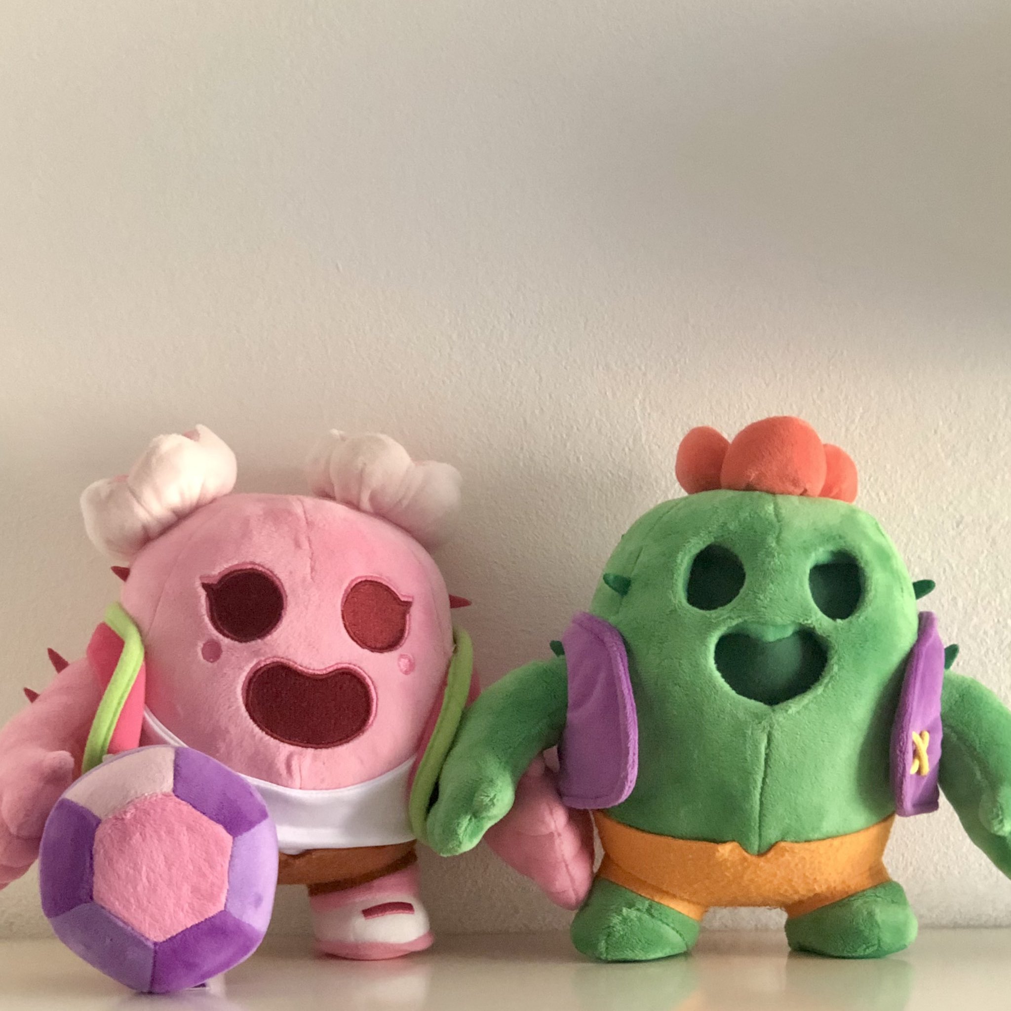 Fabio X Sakura Spike Plush BrawlStars Spike Plush